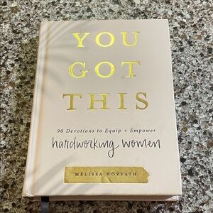 Gold and Cream Devotional Book